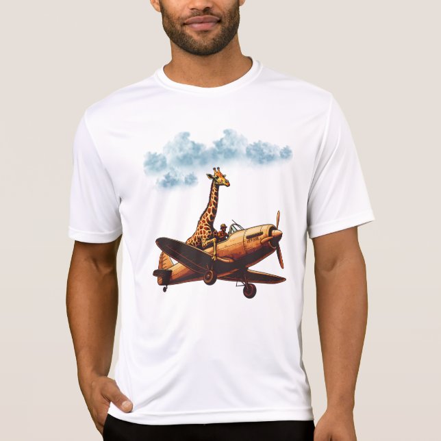 Camiseta Girafa no avião (Frente)