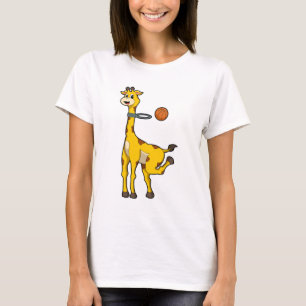 Camiseta Girafa no basquetebol