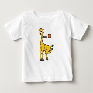 Camiseta Girafa no basquetebol
