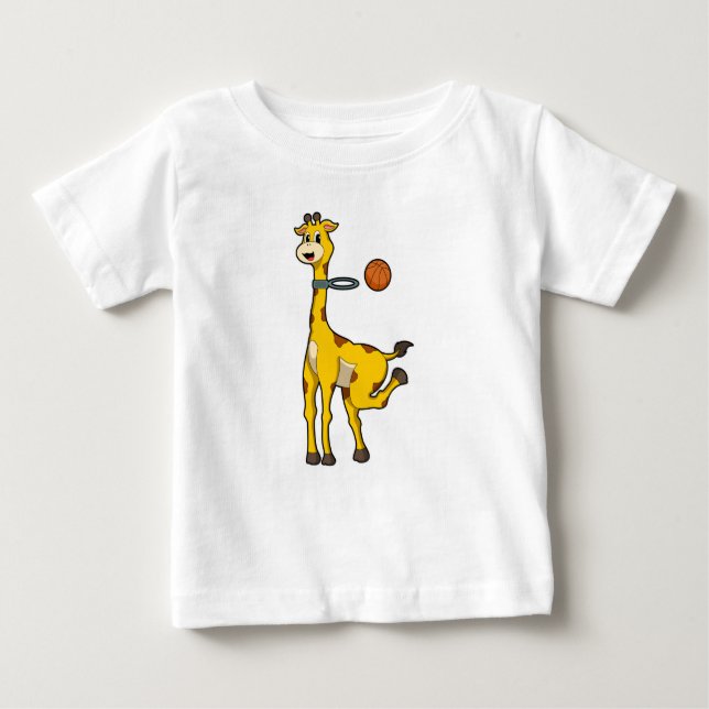 Camiseta Girafa no basquetebol (Frente)