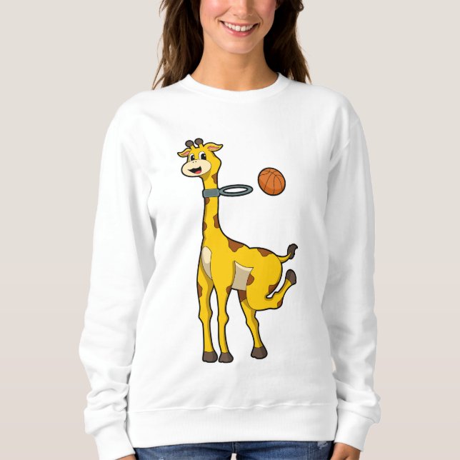 Camiseta Girafa no basquetebol (Frente)
