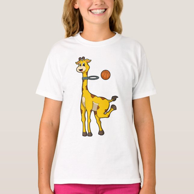 Camiseta Girafa no basquetebol (Frente)