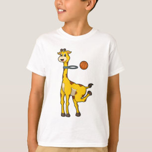 Camiseta Girafa no basquetebol