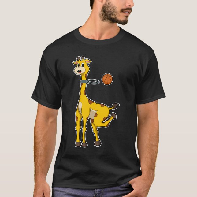 Camiseta Girafa no basquetebol (Frente)