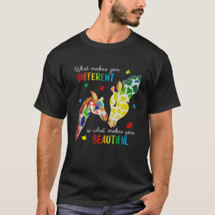 Camiseta Girafa O Que Faz Você Conhecer O Autismo Diferente