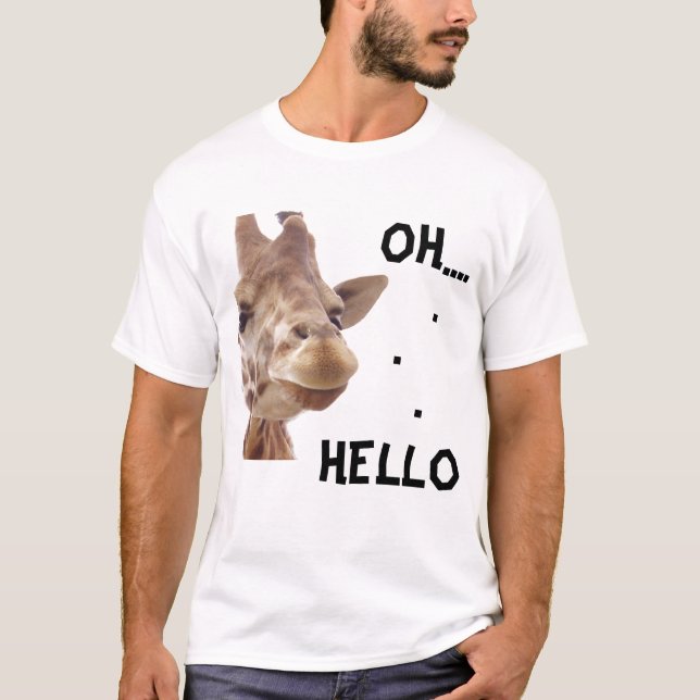 Camiseta Girafa. Oh… Olá! (Frente)