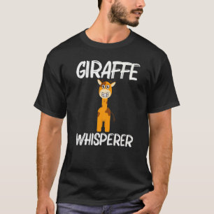 Camiseta Girafa Para Homens Animais Selvagens Safari