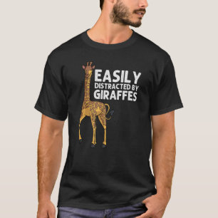 Camiseta Girafa Para Homens Crianças Jovens Girafa 3