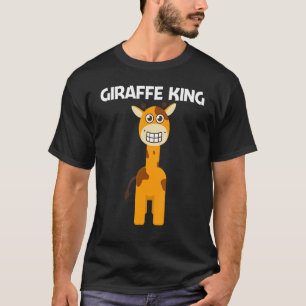 Camiseta Girafa Para Homens Pais Safari Animal Selvagem