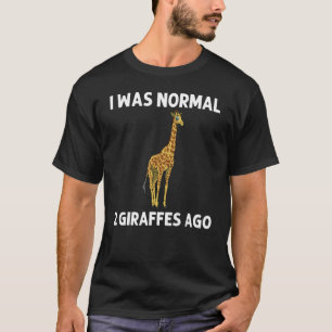 Camiseta Girafa Para Homens Safari Zoo Giraffe 1