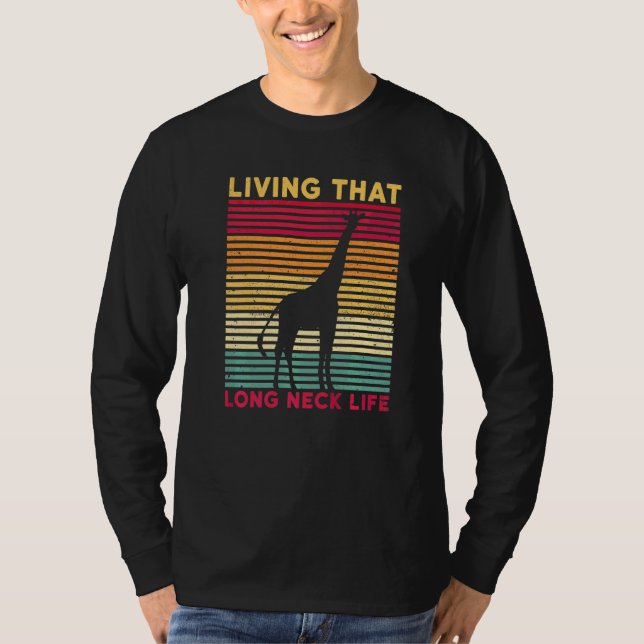Camiseta Girafa para um ventilador de girafa 1 (Frente)