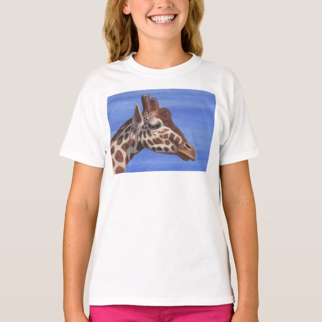 Camiseta Girafa Pensiva (Frente)