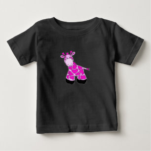 Camiseta Girafa Rosa