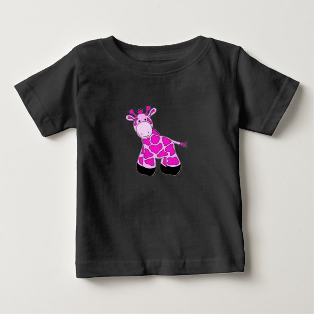 Camiseta Girafa Rosa (Frente)