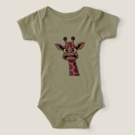 Camiseta Girafa Rosa Cara Azeda