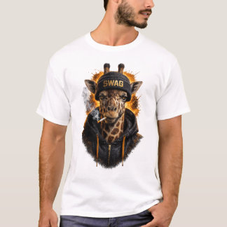 Camiseta Girafa Swag Streetwear – Animal Urbano Legal