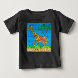 Camiseta Girafa (vívida) - Camisa-bebê