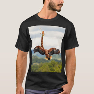 Camiseta Girafa Voadora