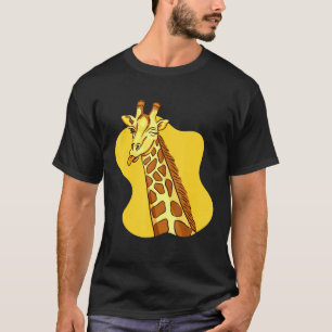 Camiseta Girafa Winking Girafas Mulheres Homens Miúdas Rapa