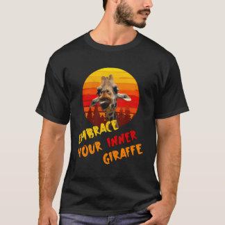 Camiseta Girafas abraçam sua girafa interna