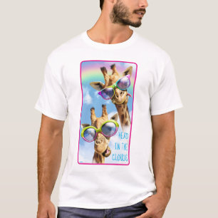 Camiseta Girafas com óculos de sol