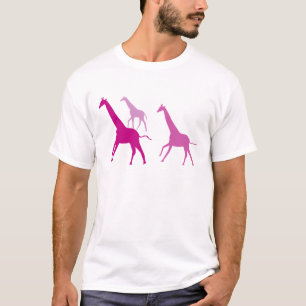 Camiseta Girafas correndo (roxo)