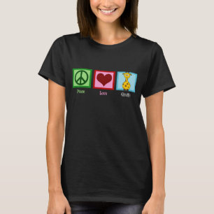 Camiseta Girafas do amor da paz