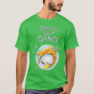 Camiseta Girafas não sabem dançar para crianças e família