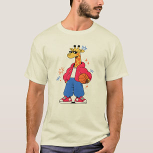 Camiseta girafas podem saltar : Streetwear Hoops