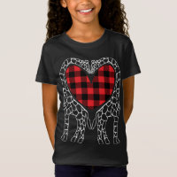 Giraffe Amante Xadrez de Natal Buffalo Pajama Anim