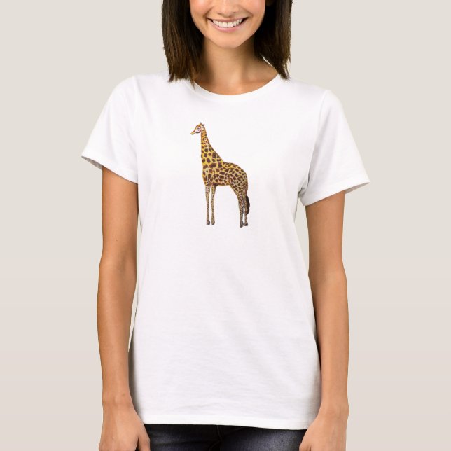 Camiseta Giraffe Animal Painting Willife (Frente)