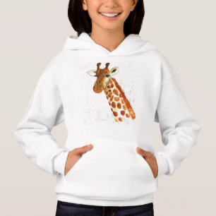 Camiseta Giraffe aquarela animais Safari African Jungle