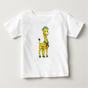 Camiseta Giraffe as Sailor with Sailor hat