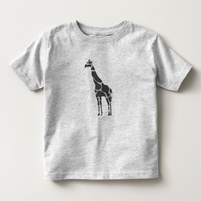 Camiseta Giraffe Black e Cinza Silhoutte (Frente)