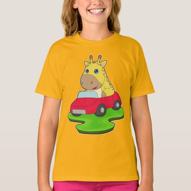Camiseta Giraffe Car (Frente)