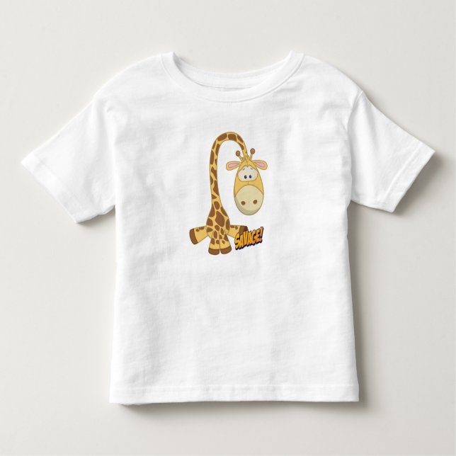 Camiseta Giraffe Cute Kawaii (Frente)