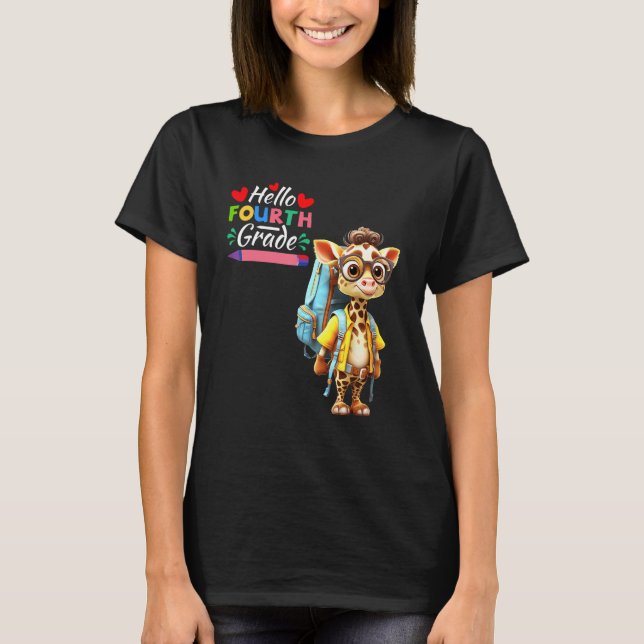 Camiseta Giraffe do 4º ano (Frente)