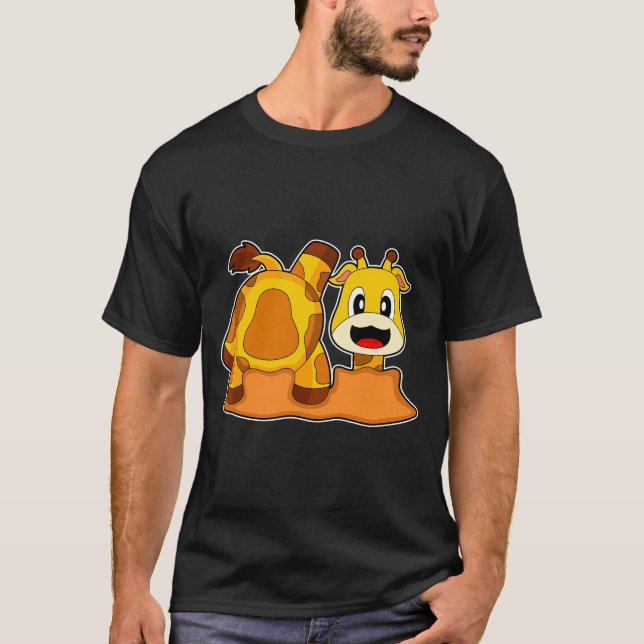 Camiseta Giraffe Earth Hole (Frente)