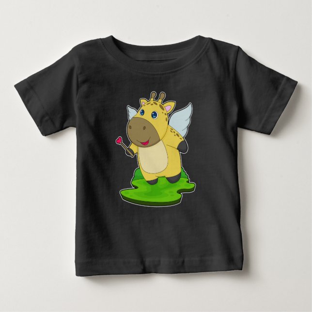 Camiseta Giraffe Fairy Magic wand (Frente)