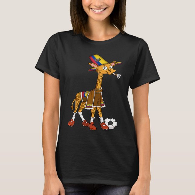 Camiseta Giraffe fan Ecuador (Frente)