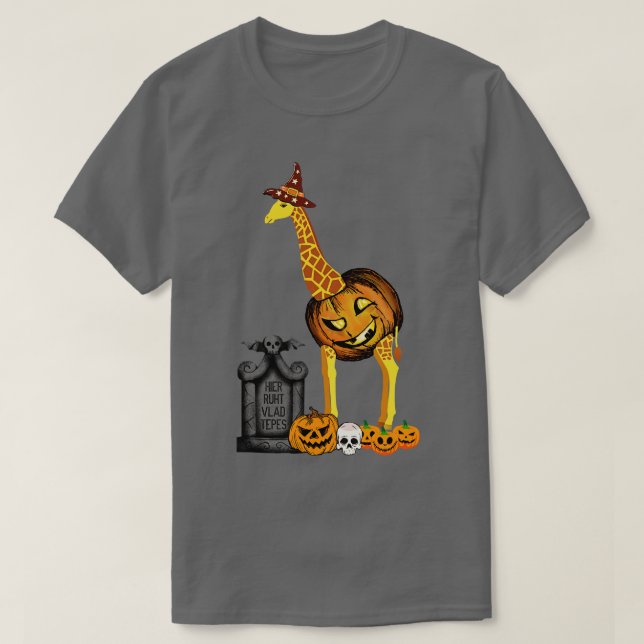 Camiseta Giraffe Halloween Costume (Frente do Design)