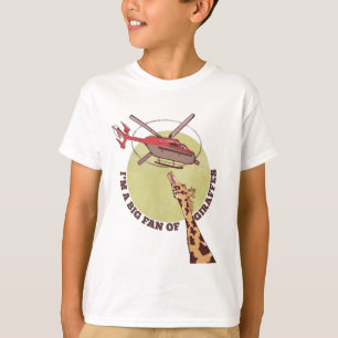 Camiseta Giraffe Helicopter