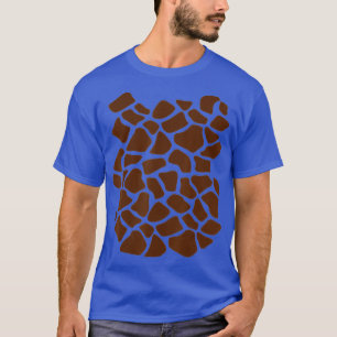 Camiseta Giraffe Impressão Simple Halloween Zoo Animal