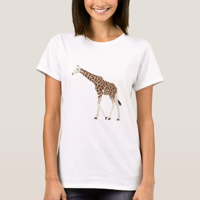 Camiseta Giraffe Jungle Safari Animal (Frente)