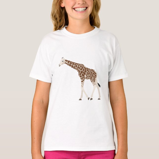 Camiseta Giraffe Jungle Safari Animal (Frente)