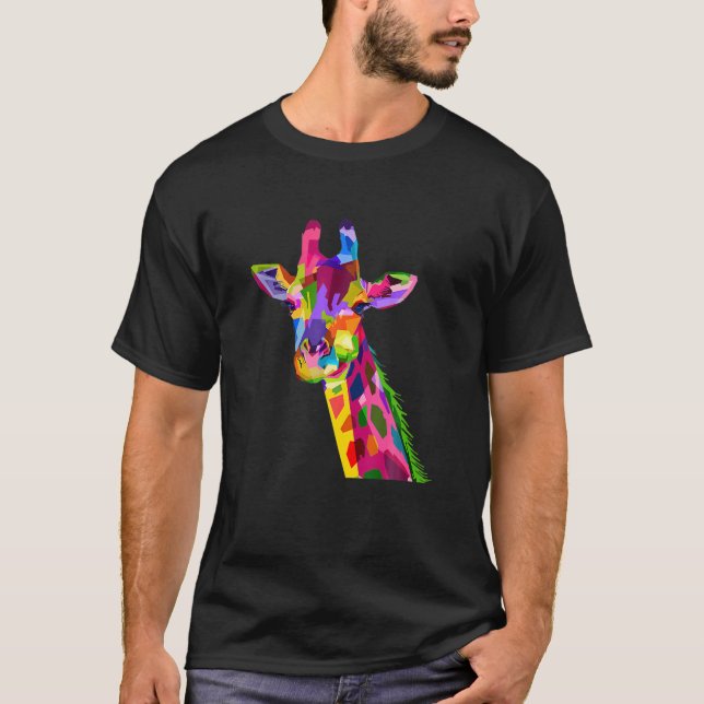 Camiseta Giraffe Love Animal Love Giraffe (Frente)