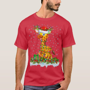 Camiseta Giraffe Lover Matando Papais noeis Iluminando Gira