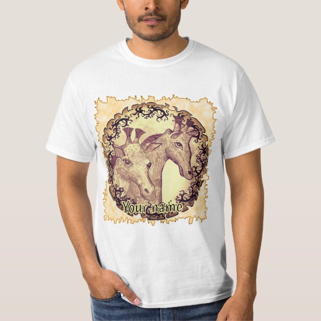 Camiseta Giraffe Moon (Frente)