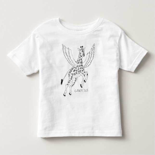 Camiseta Giraffe + pegasus = Giraffsus (Frente)