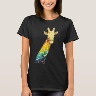 Camiseta Giraffe Rainbow